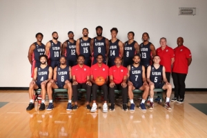 这是美国几队？美国男篮晒世界杯美洲区预选赛阵容全家福