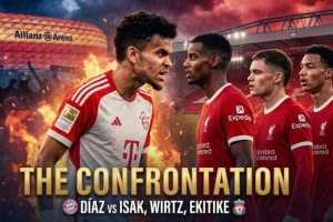 拍大腿？利物浦4亿新援伊萨克维尔茨表现差，旧将迪亚斯状态火热