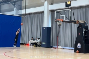25-26赛季NBL体测工作进入最后一日 测试内容为三分半强度投篮