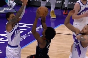 正好是我的节奏！阿门突破慢三步+欧洲步 李凯尔候个正着大帽！