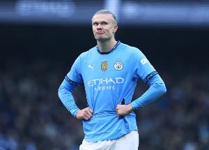 2023年8月之后，哈兰德首次在英超客场比赛中被判越位