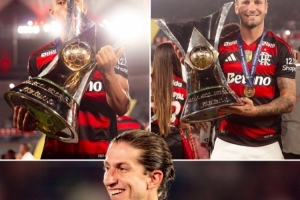 弗拉门戈赢得巴甲！马竞官方：祝贺费利佩、萨乌尔、利诺夺冠