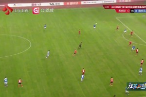 替补上场的滕帅抽射破门，南京队1-0苏州队