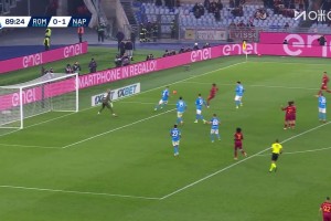 【集锦】意甲-霍伊伦助攻内雷斯单刀制胜 罗马0-1那不勒斯